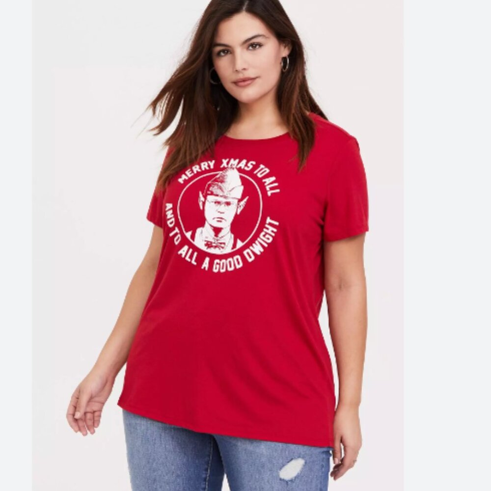 The Office Merry Xmas Dwight Tee 2x 2 Like New